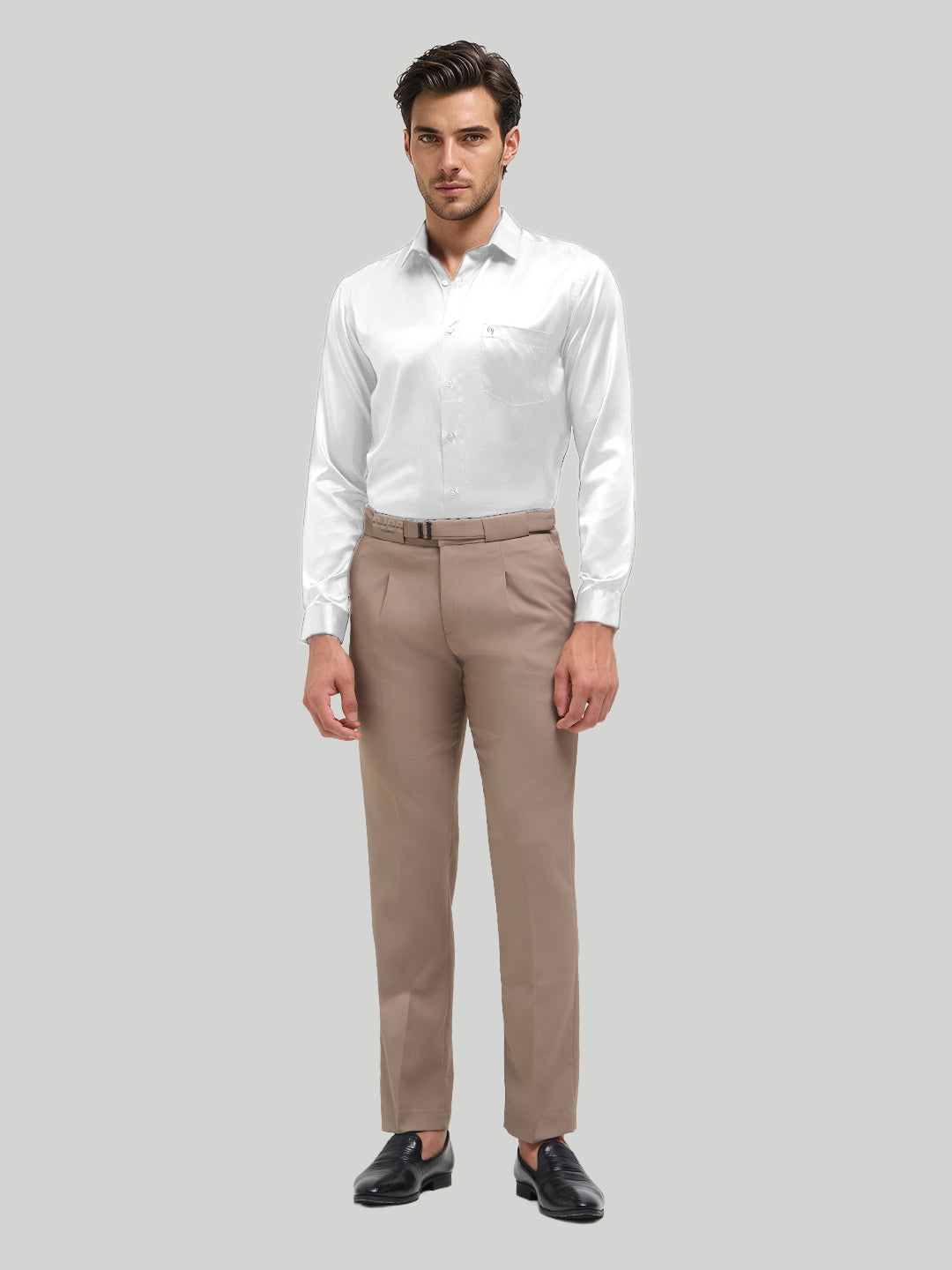 Pure Frost Plain Satin Formal Shirt
