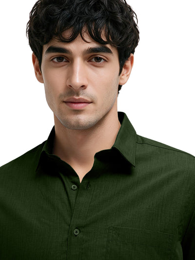 Forest Pine Plain Formal Shirt