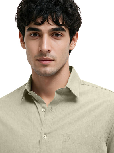 Sage Mist Plain Formal Shirt