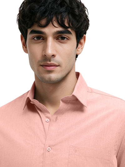 Blush Pearl Plain Formal Shirt