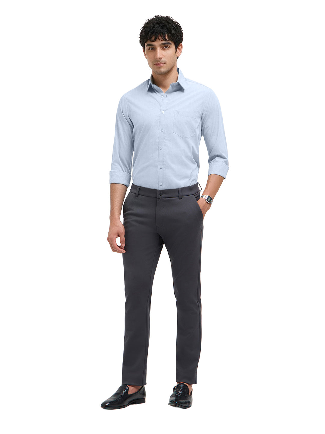 Sky Frost Plain Formal Shirt