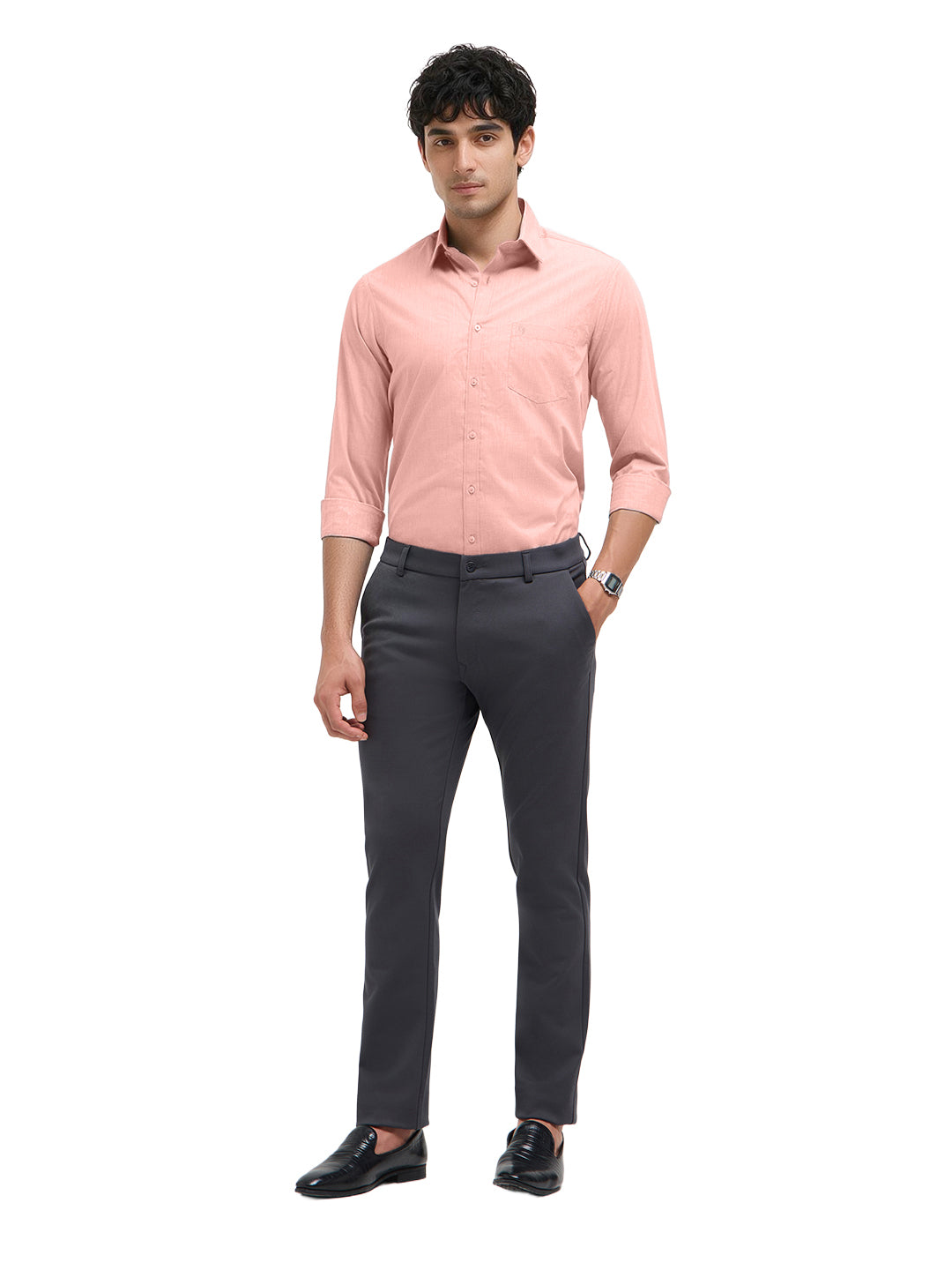 Blush Pearl Plain Formal Shirt