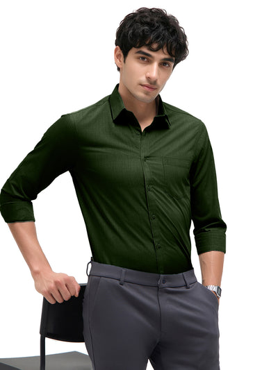 Forest Pine Plain Formal Shirt