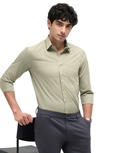 Sage Mist Plain Formal Shirt