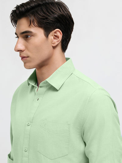 Seafoam Mint Plain Formal Shirt
