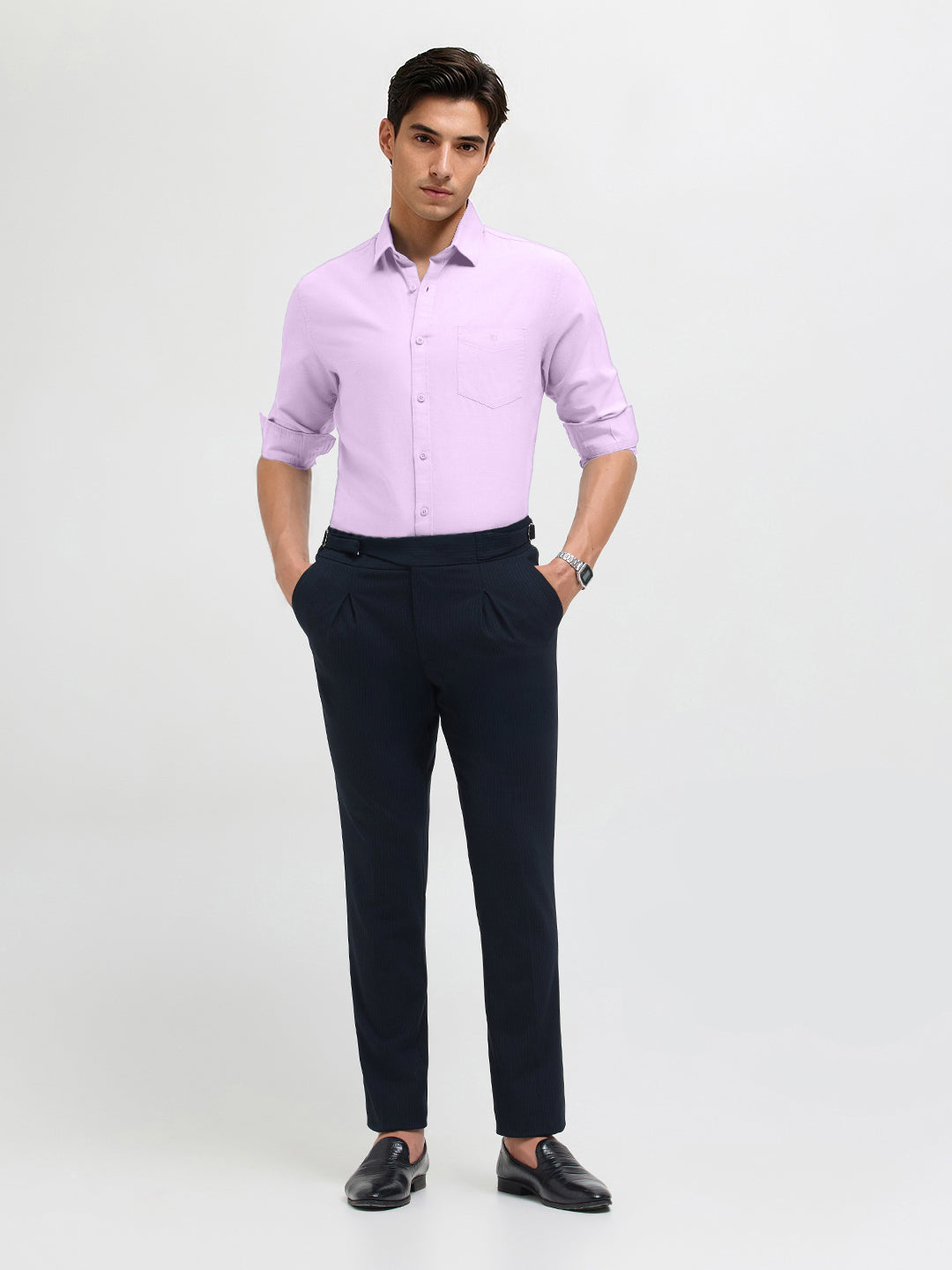 Violet Haze Plain Formal Shirt