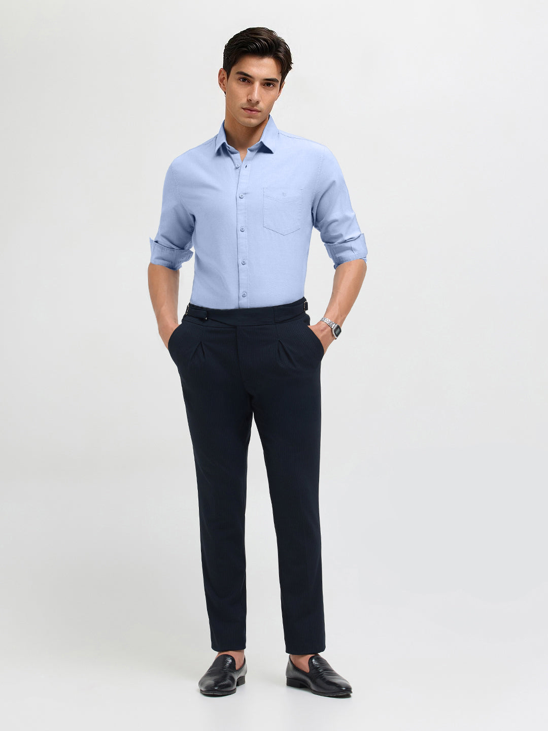 Sky Mist Plain Formal Shirt