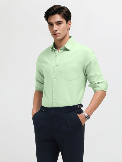 Seafoam Mint Plain Formal Shirt