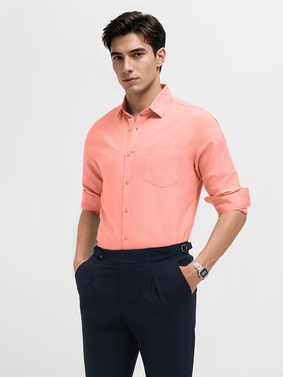 Rose Quartz Plain Formal Shirt