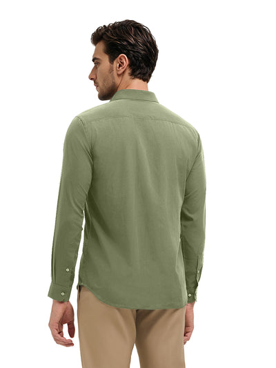 Sage Mint Plain Casual Shirt
