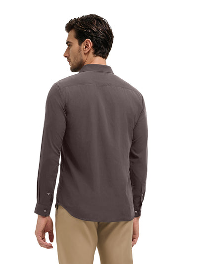 Storm Graphite Plain Casual Shirt