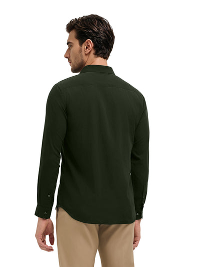 Evergreen Forest Plain Casual Shirt