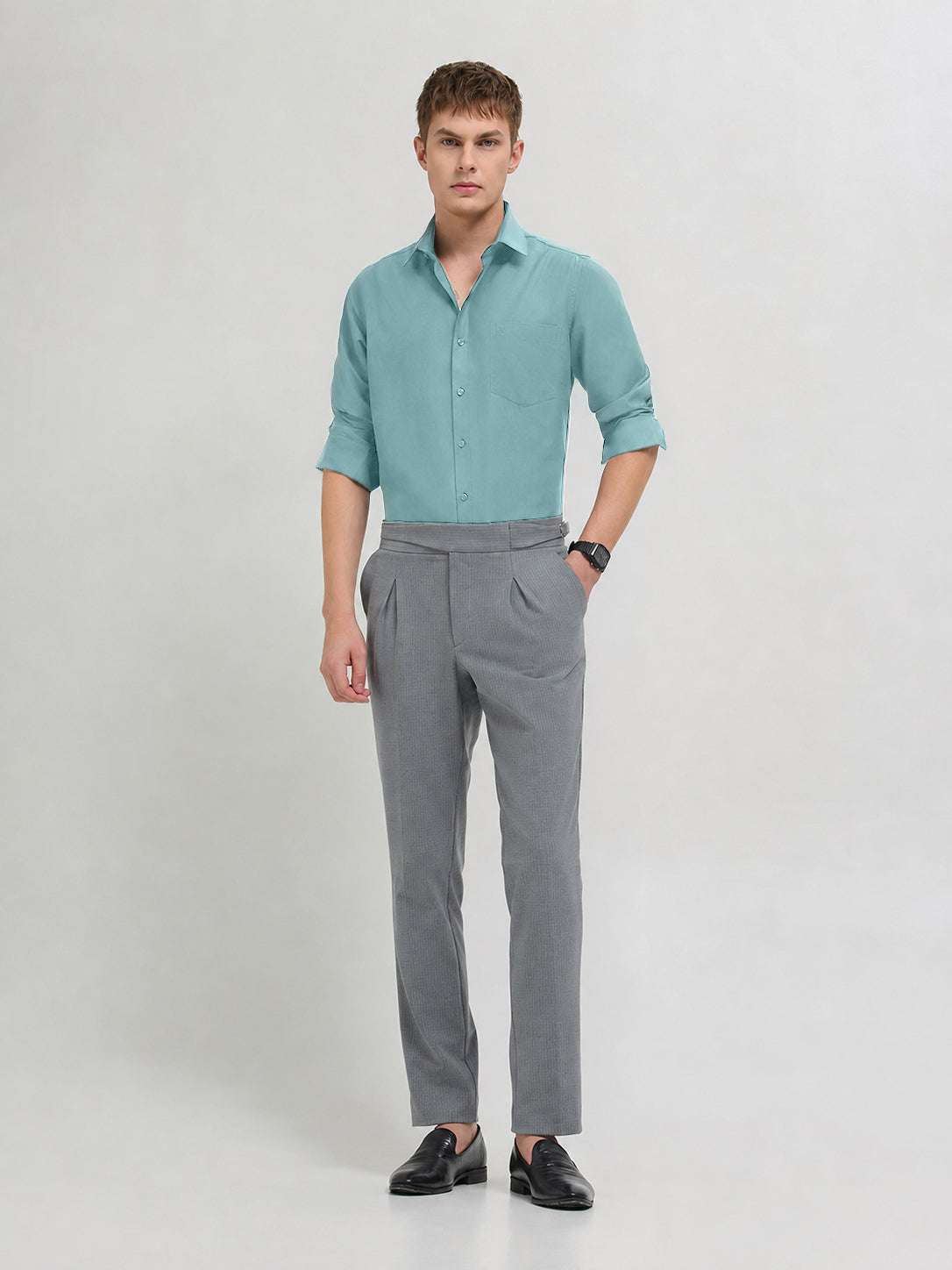 Aqua Sky Plain Formal Shirt