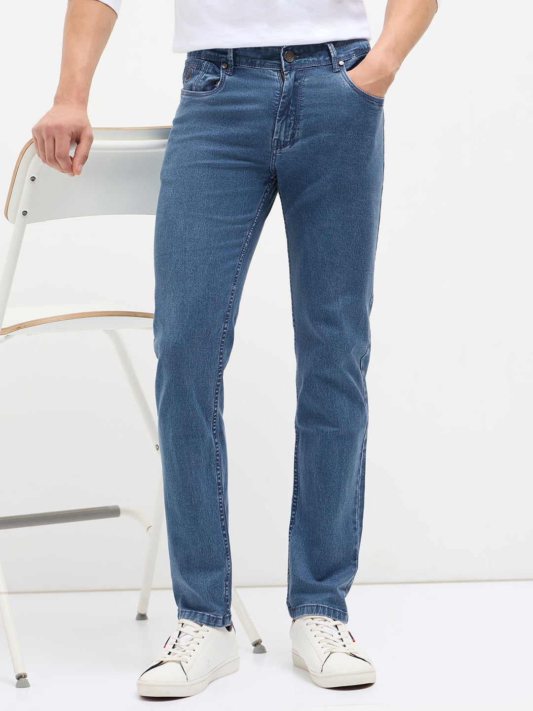 Light Blue Denim Core Trousers