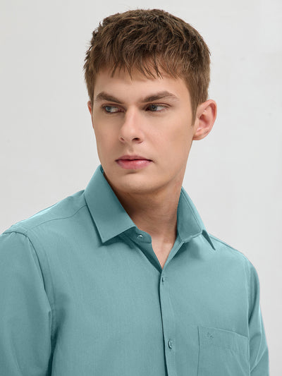 Aqua Sky Plain Formal Shirt