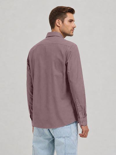 Ashen Rose Plain Casual Shirt