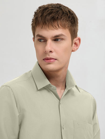Mint Frost Plain Formal Shirt