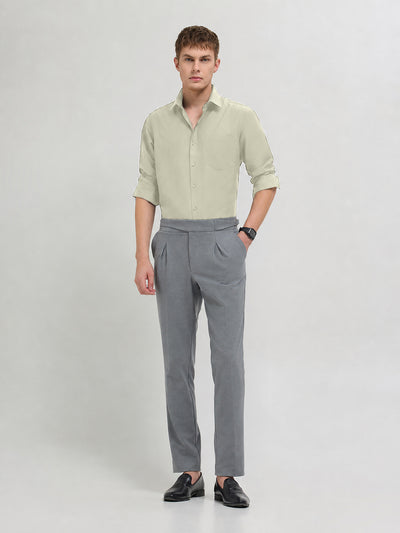Mint Frost Plain Formal Shirt