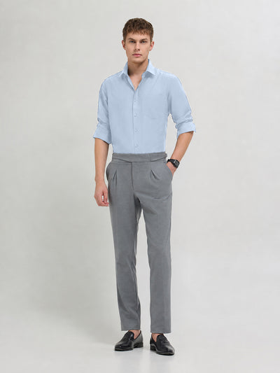 Pale Sky Blue Plain Formal Shirt