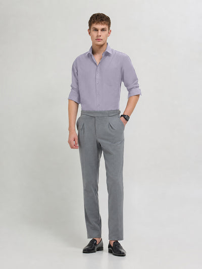 Misty Purple Plain Formal Shirt