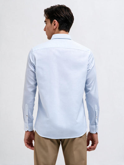 Arctic Sky Plain Casual Shirt