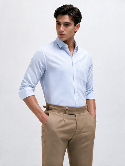 Arctic Sky Plain Casual Shirt