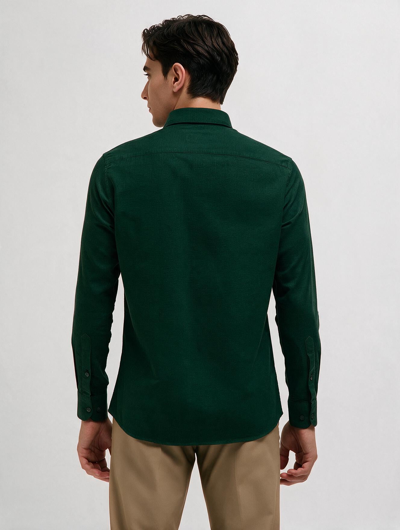 Lagoon Teal Plain Casual Shirt