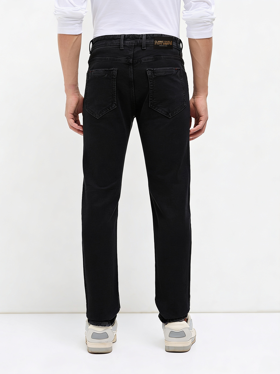 Black Denim Core Trousers