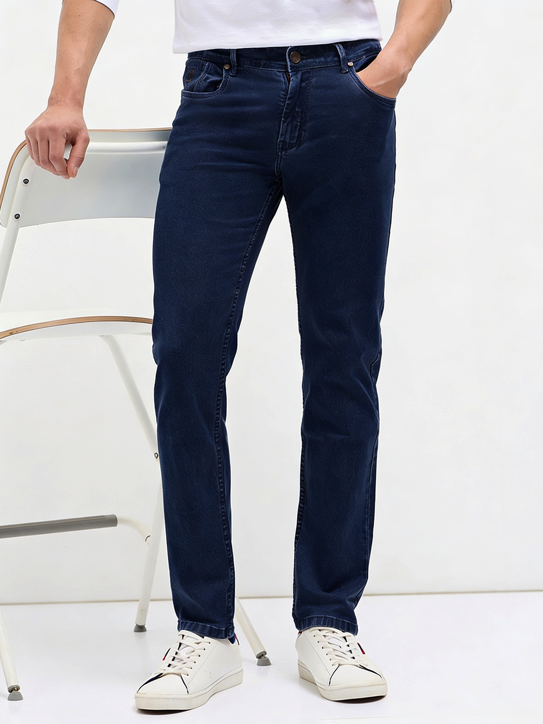 Cobalt Blue Denim Core Trousers