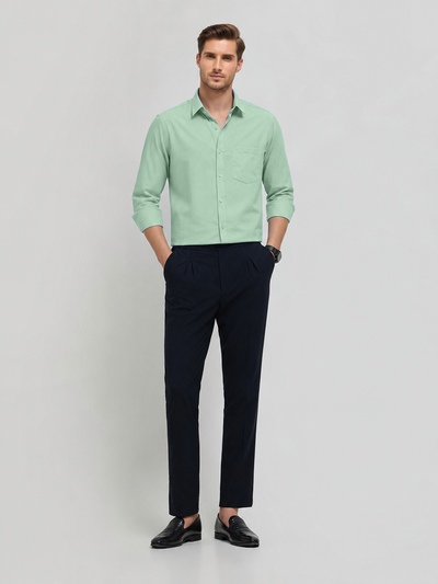 Light Mint Plain Formal Shirt